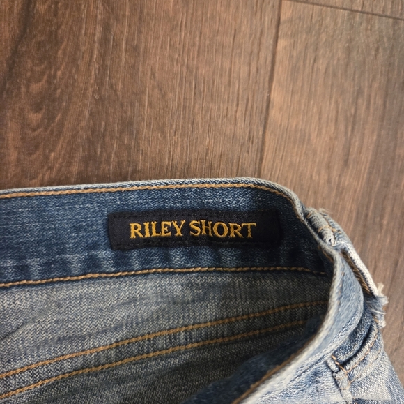 Lucky Brand Fringed Hem Lazer Stars Riley Cut-off Short Size - Picture 7 of 7